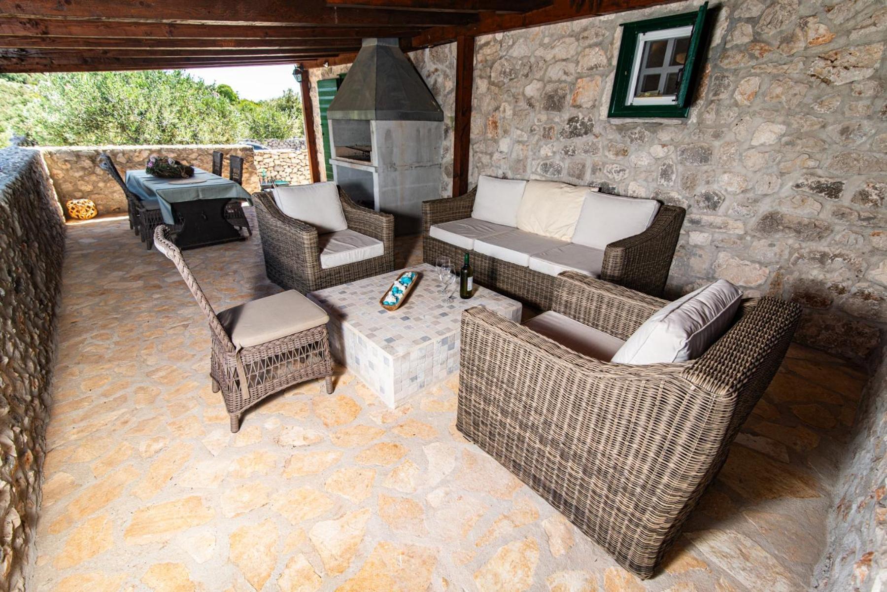 Private Cottage In Olive Grove With Heated Pool Vinisce ภายนอก รูปภาพ